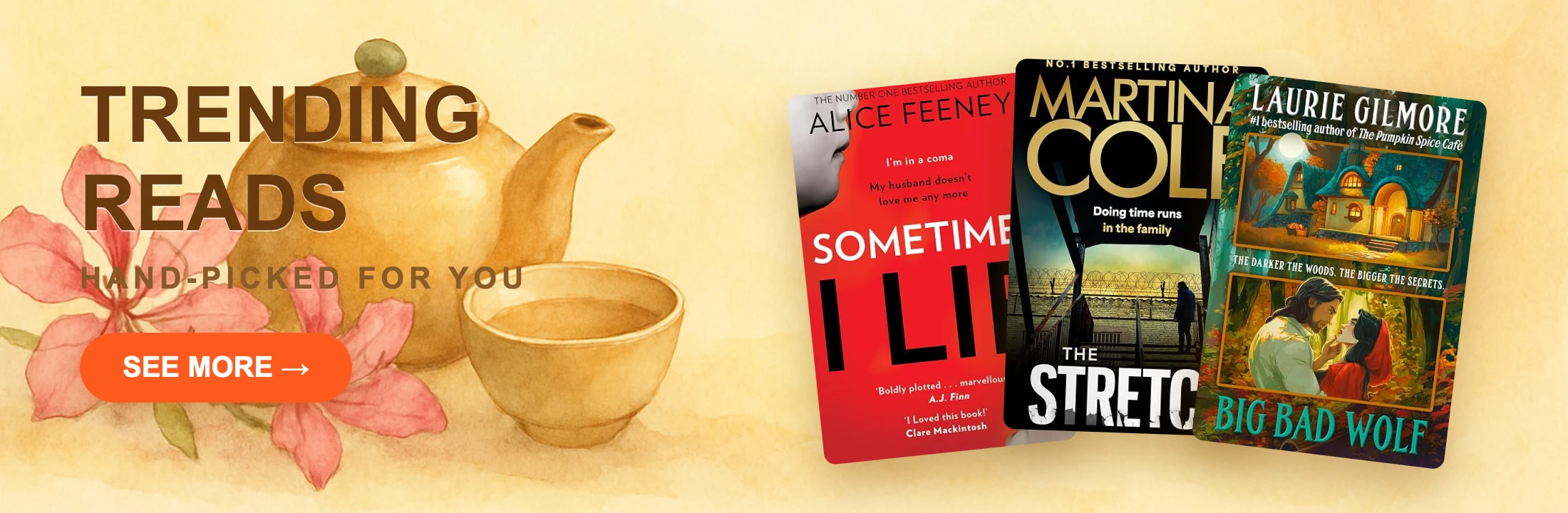 TRENDING READS — HAND-PICKED FOR YOU